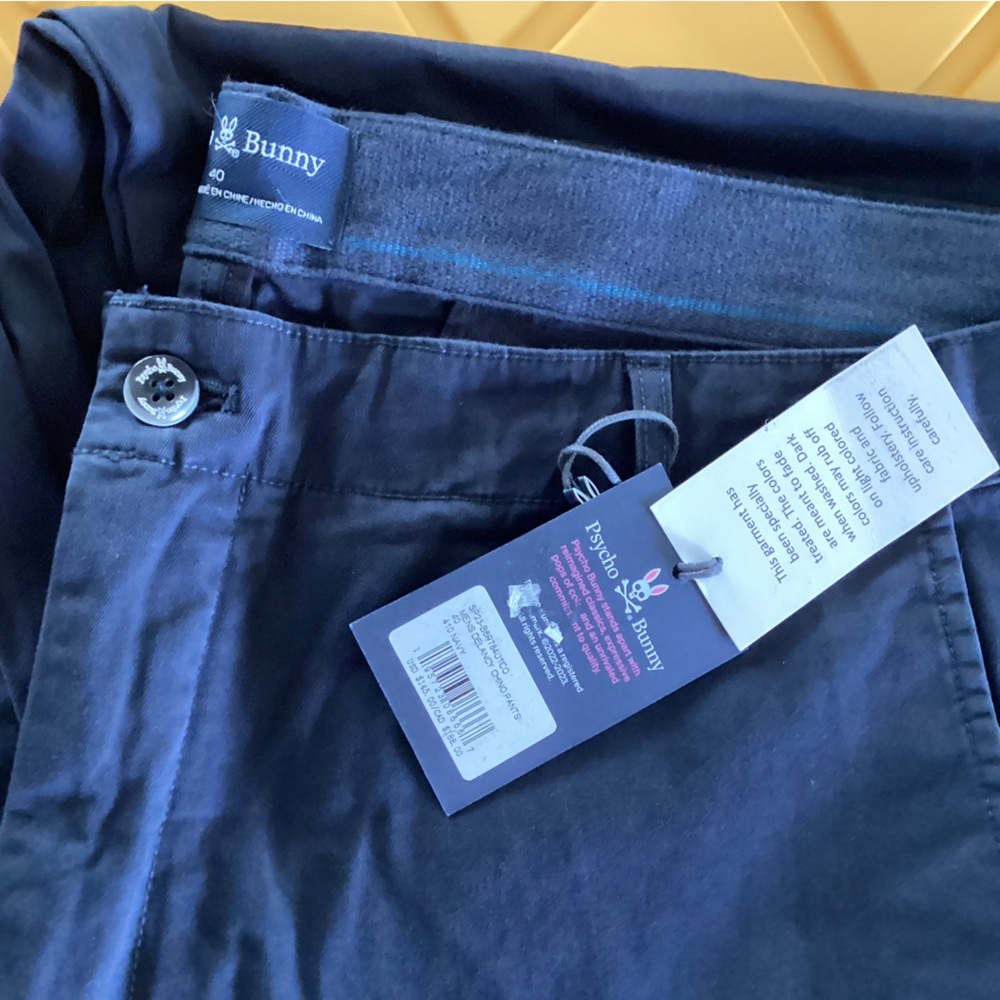 Psycho Bunny Dark Blue Men's Chinos